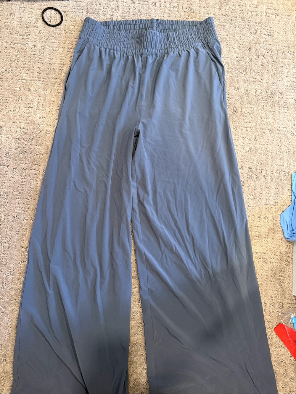 Vuori Villa  Waist Wide-Leg Pants - Slate
